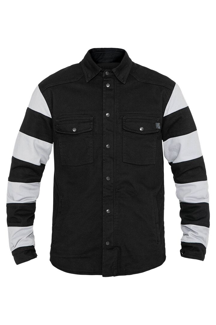 MOTOSHIRT PRISON BLACK/WHITE 2