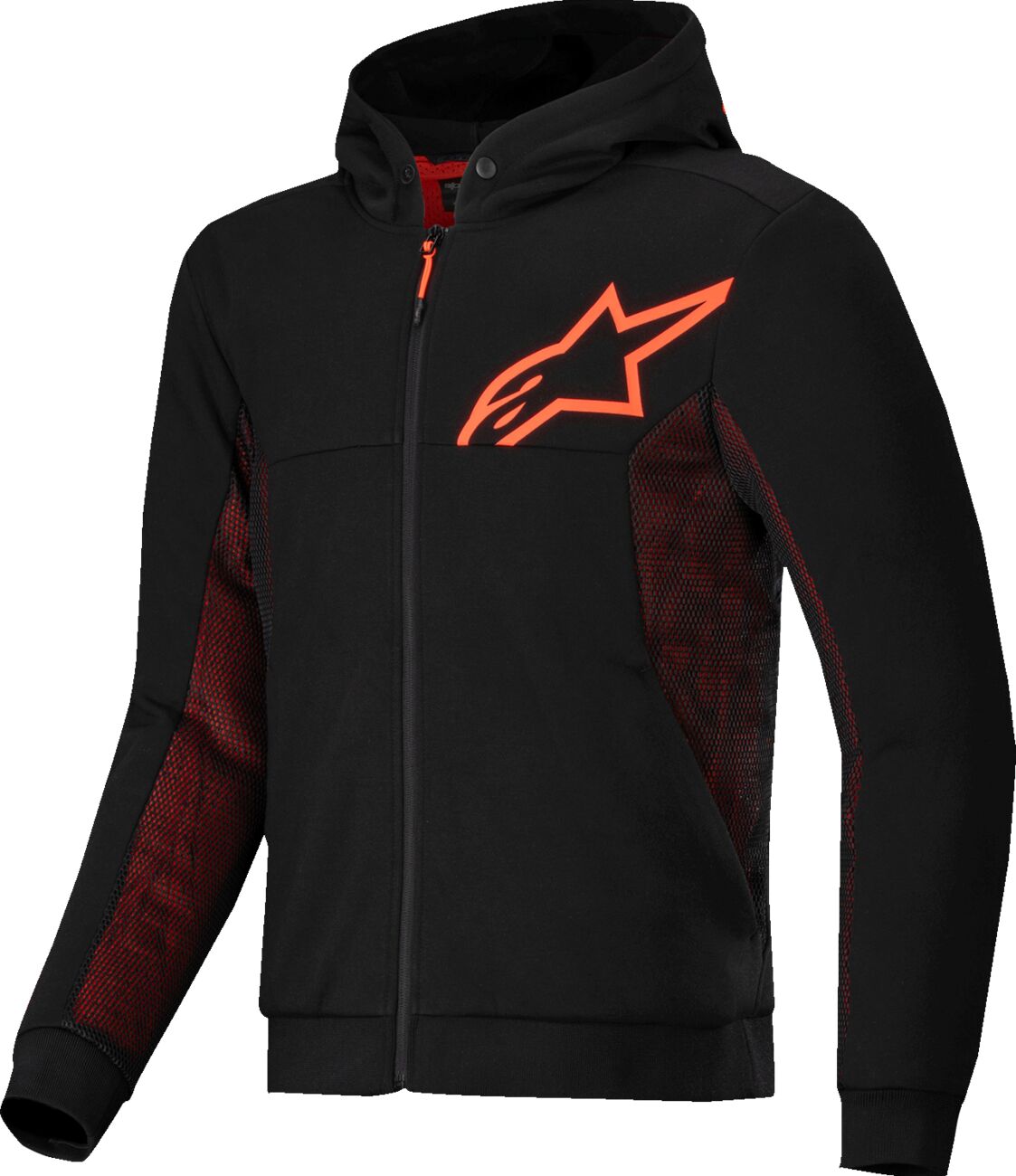 JACKET/HOODIE CHROME AIR BLK/RED S