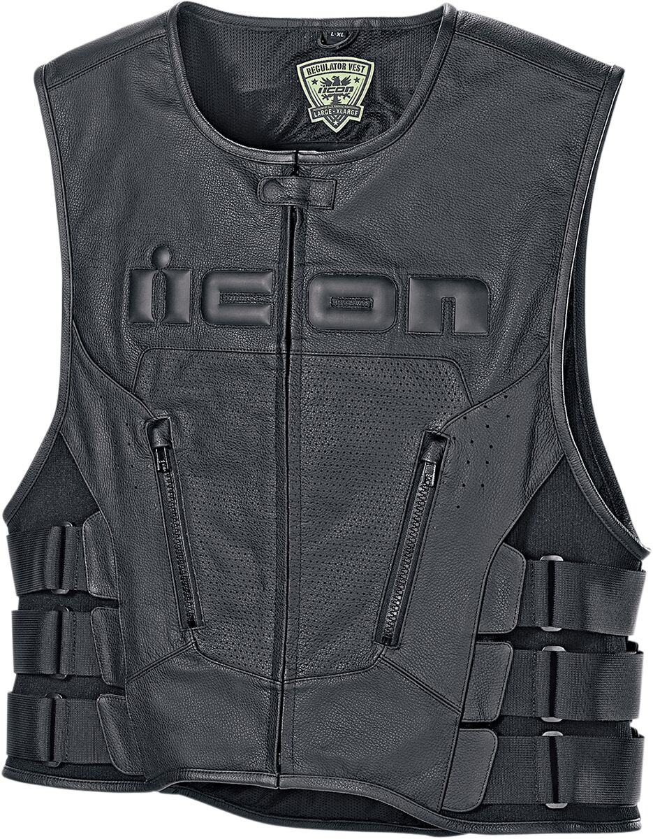 REGULATOR D3O™ LEATHER VEST BLACK S/M