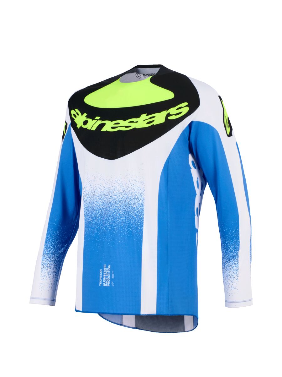 JERSEY TECHSTAR KNIF BLUE/BLK/YL L