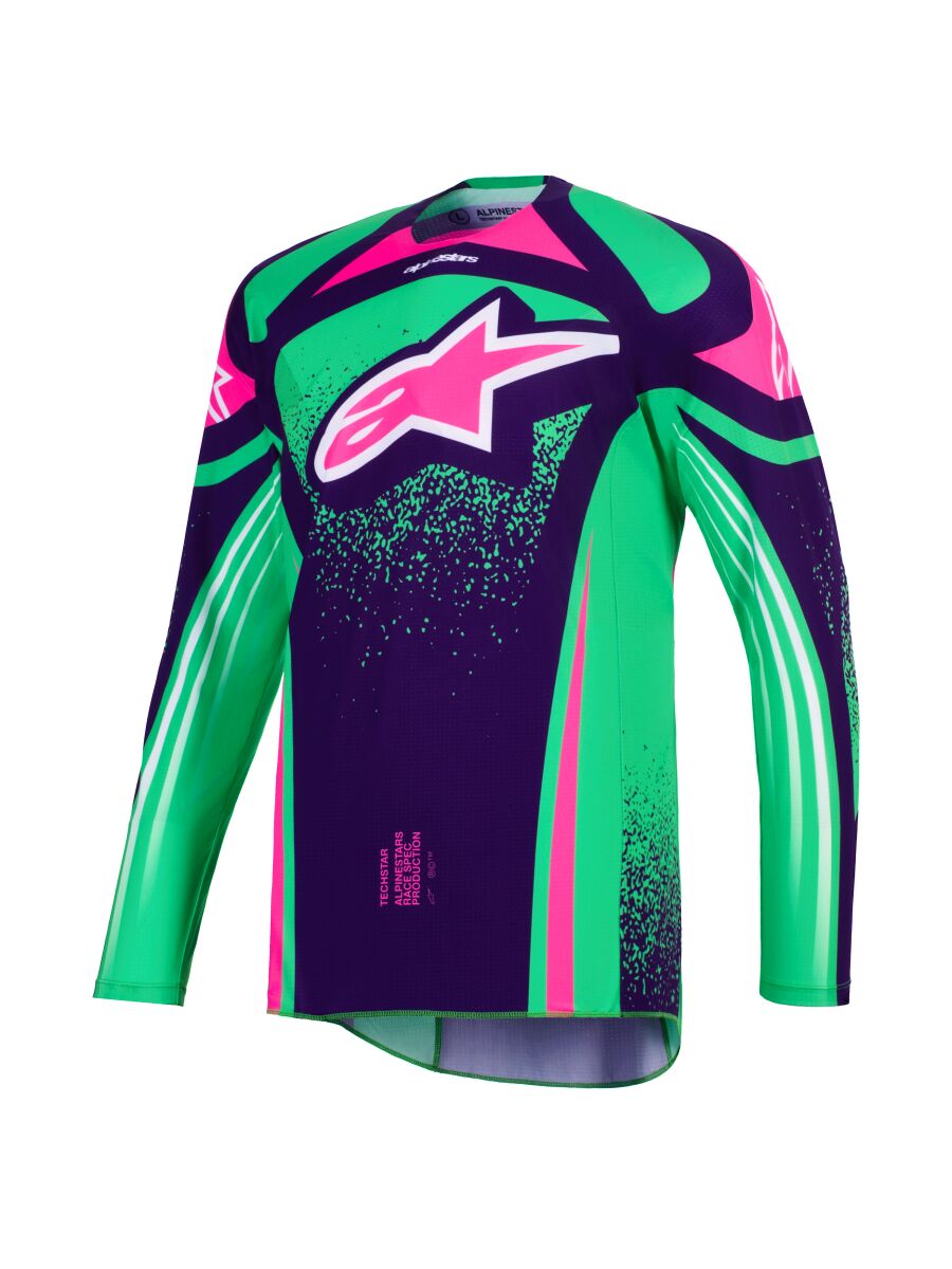 JERSEY TECHSTAR NOMUR PURP/GR/PINK XL