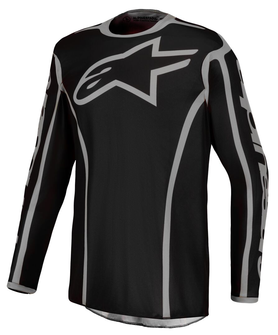 JERSEY FLUID APEX V2 BLK/SIL S