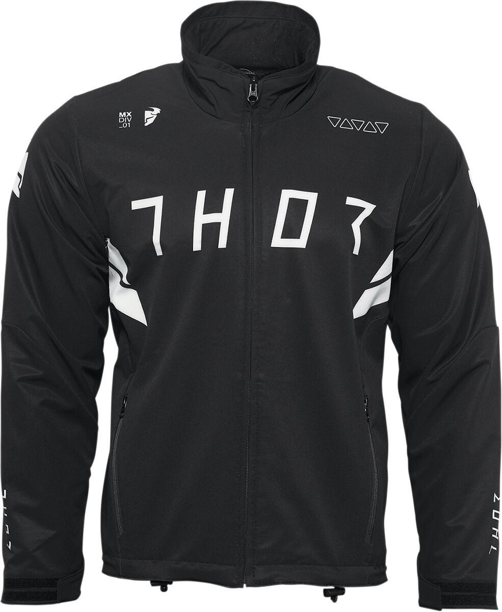 Warmup Jacket - Black/White - 3XL