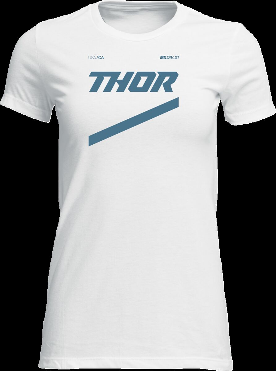 TEE WOMENS BRAVE WHITE MD
