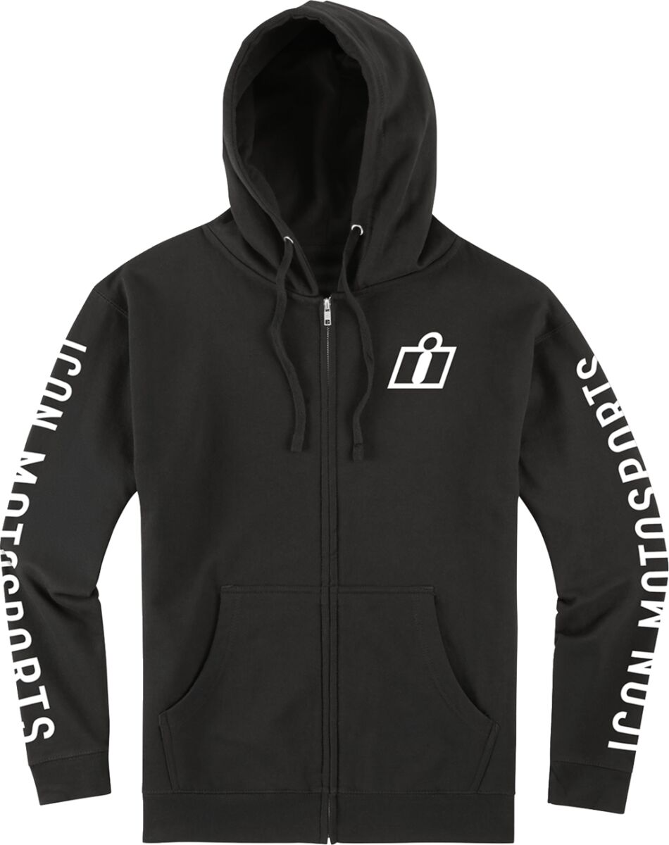 Clasicon™ Zip Hoodie - Black - Small