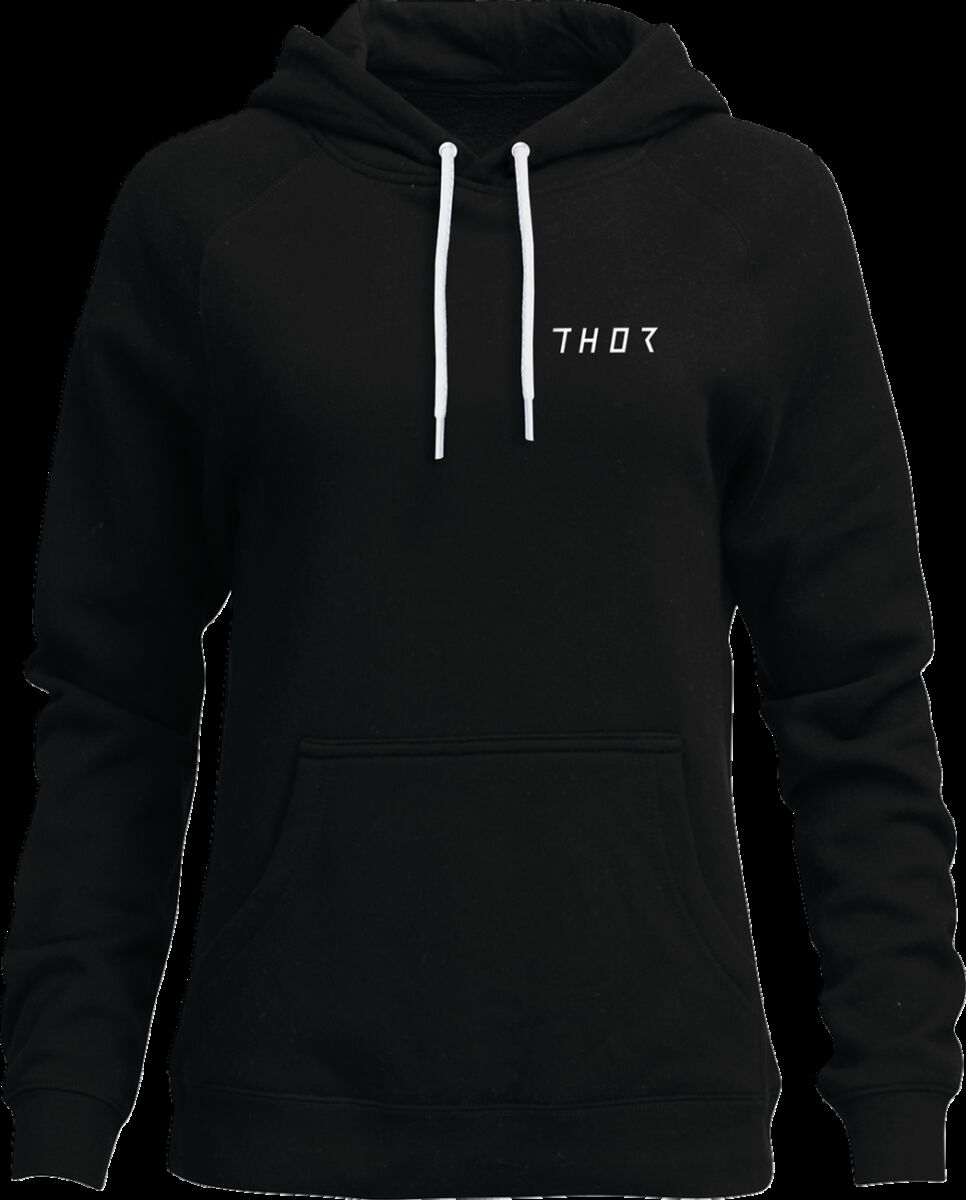HOODIE WOMENS TRAX BLACK LG