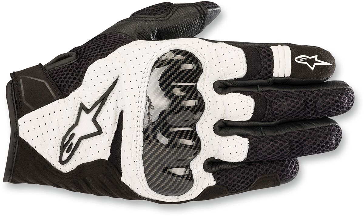 SMX-1 AIR V2 PERFORMANCE GLOVES BLACK/WHITE SMALL