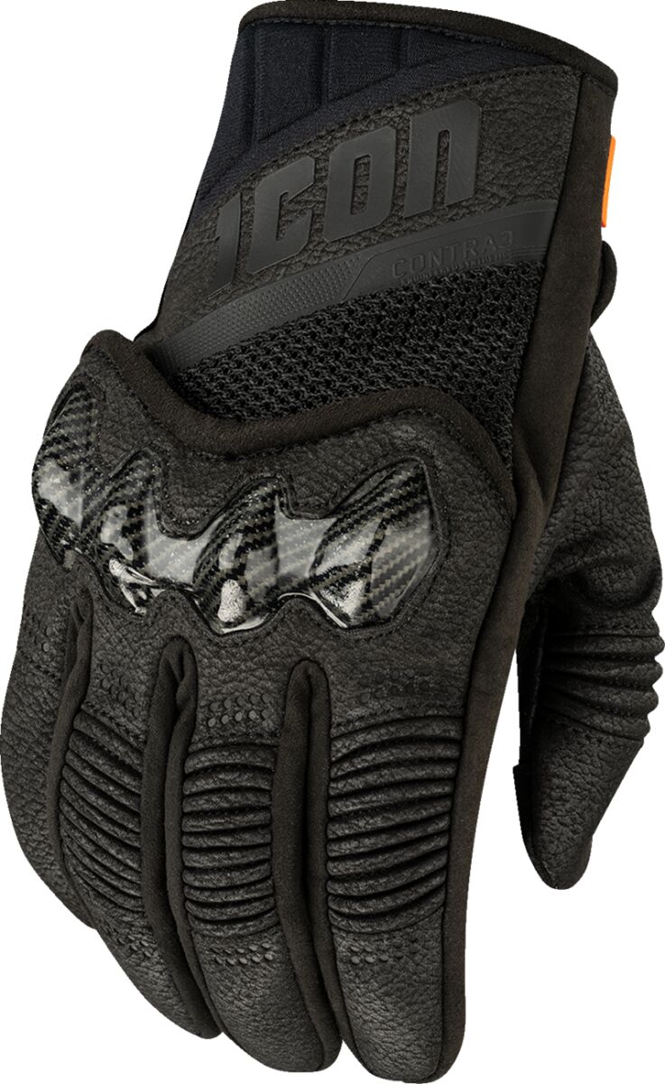 Contra 3 Gloves - Black - Small