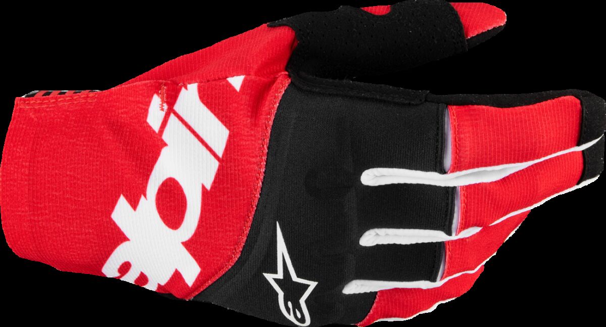 GLOVE MX TECHSTAR BLK/RD S
