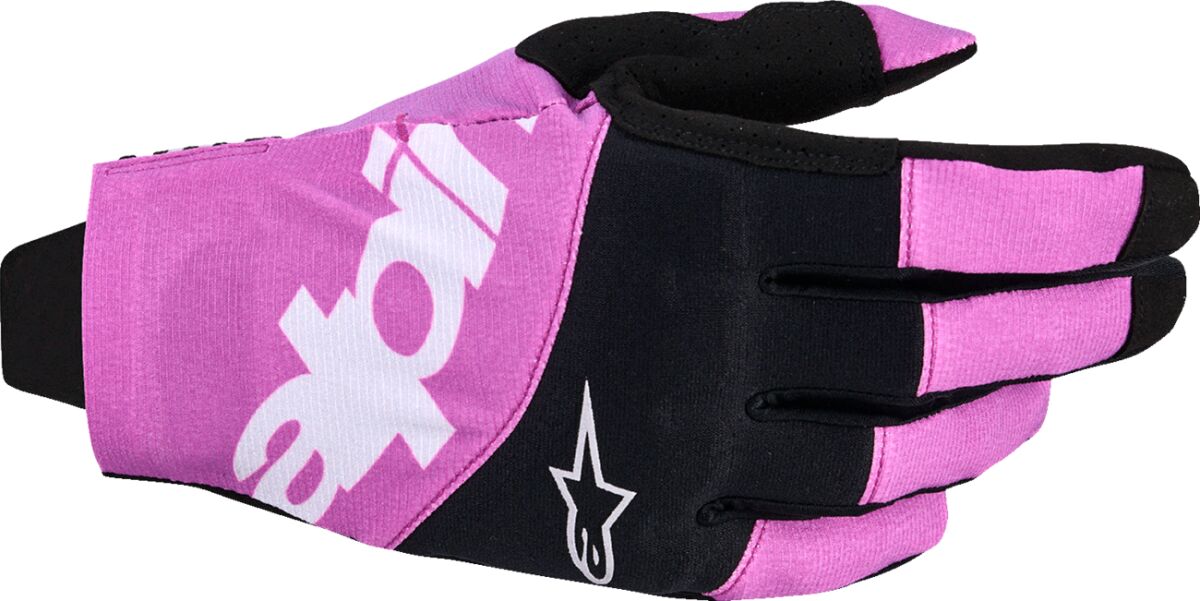 GLOVES MX TSTAR BLK/LT GRY/PURPLE S