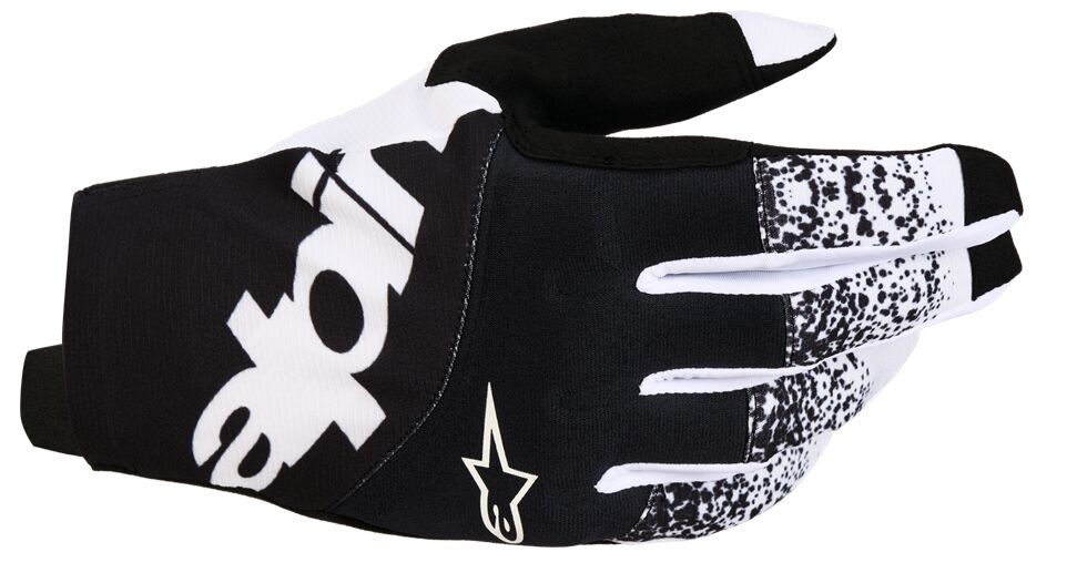 GLOVES TECHSTAR WHITE/BLACK S