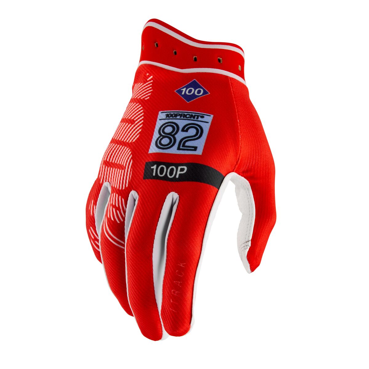 GLOVES ITRACK RED/WHITE - S