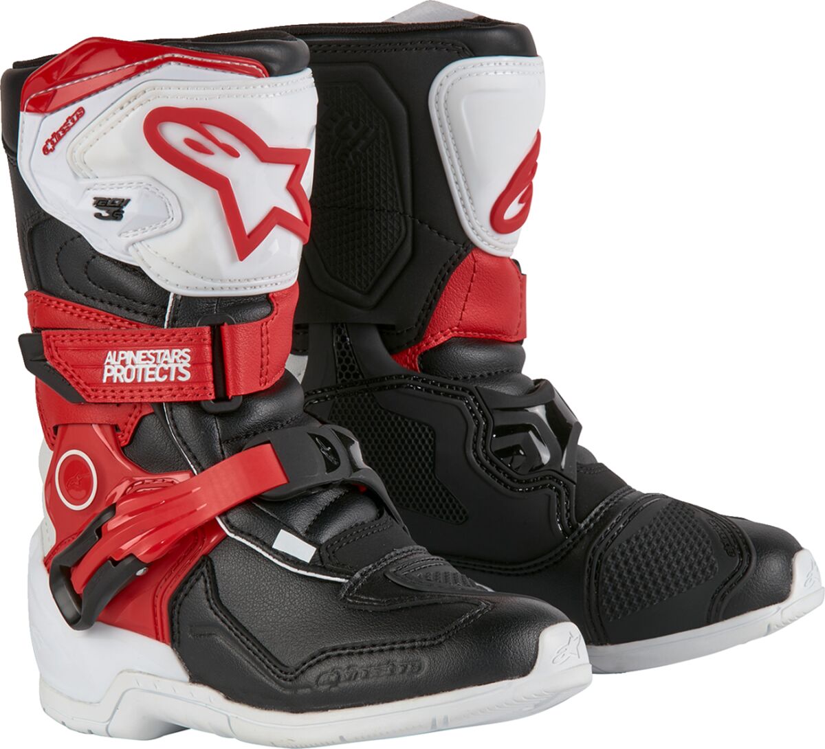 BOOT T3S KIDS WT/BK/R 10