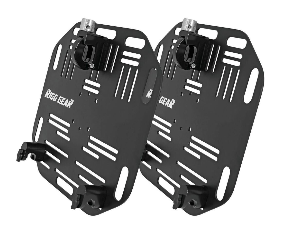 Quick Release Saddlebag Plate (Flat Oval Bar)