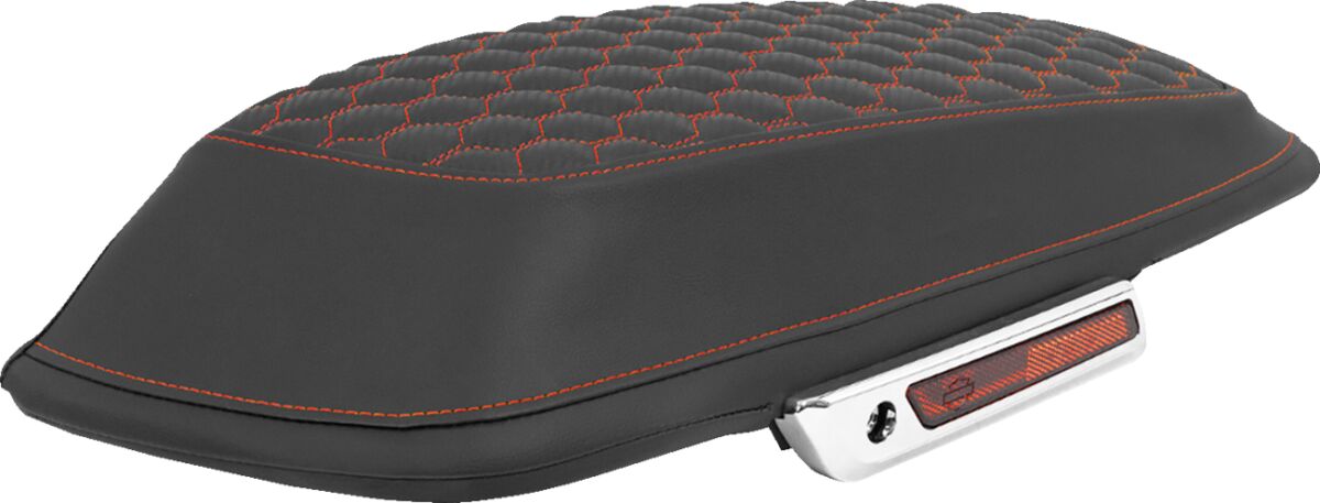 COVER SADDLEBAG HC BAGGER RED STITCH