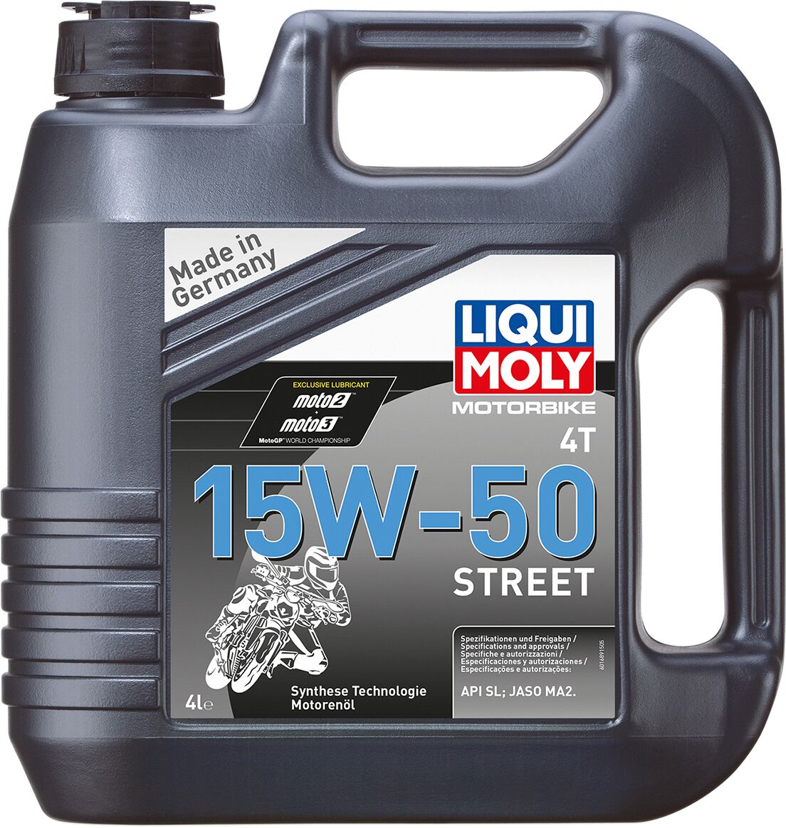 ENGINE OIL MOTORBIKE 4T 15W50 SYNTHETIC TECHNOLOGY 20 LITER