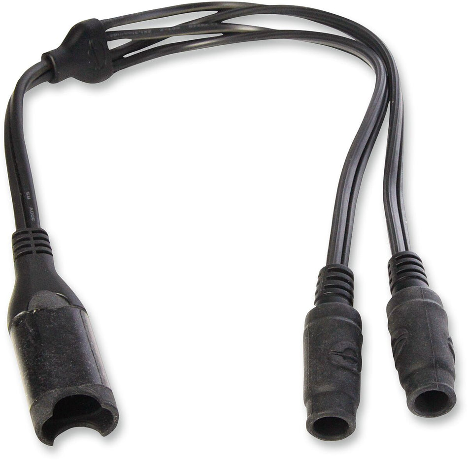 Y SPLITTER SAE IN TO 2X DC SOCKETS OUT