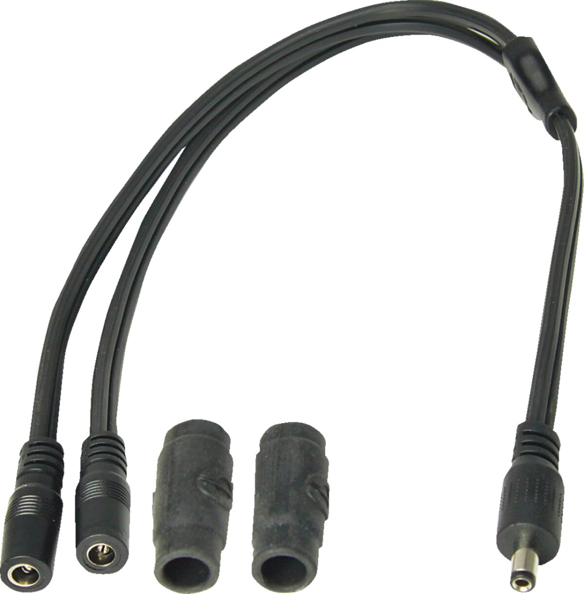 Y SPLITTER DC2.5MM PLUG IN TO 2X DC2.5MM SOCKET OUT