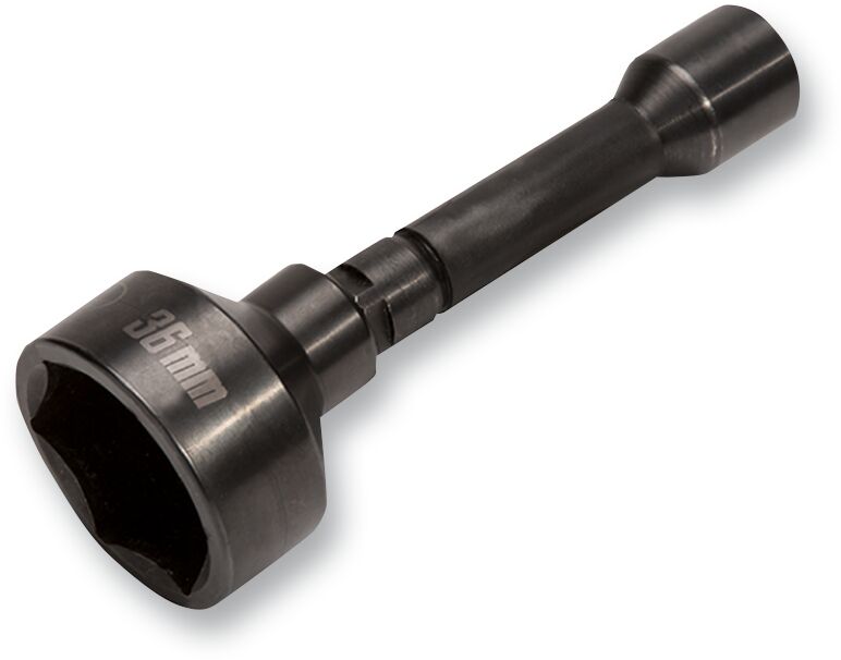 REAR AXLE WRENCH SOCKET / 36 MM NUTS / OXIDE COATED / BLACK