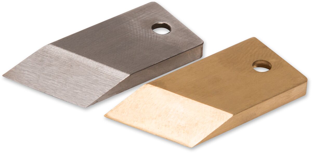 REPLACEMENT BLADE SET FOR GASKET SCRAPER / BRASS & STEEL / NATURAL