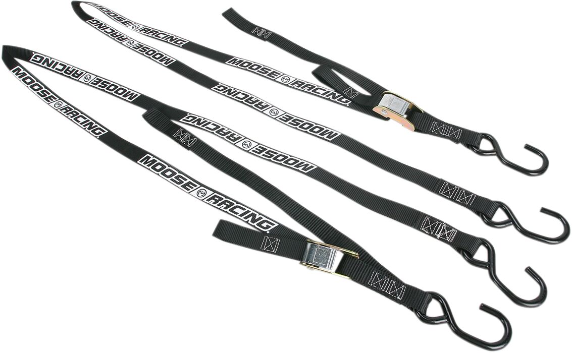 HEAVY-DUTY SOFT STRAP EXTENSION TIE-DOWN 7' BLACK