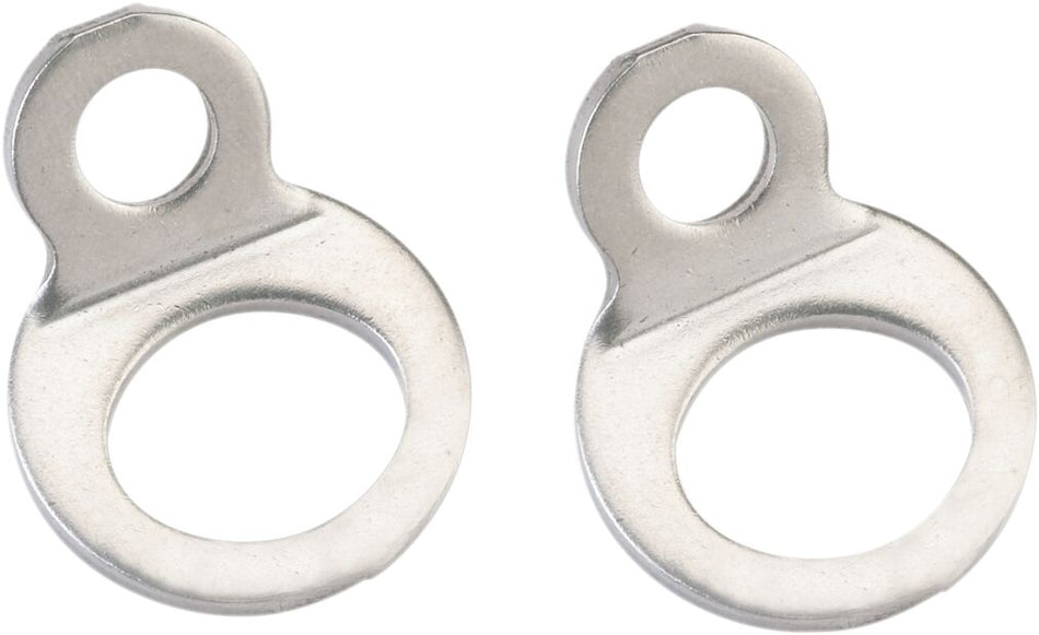BOLT-ON STRAP RINGS SILVER