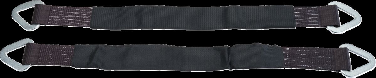 2"x30" AXLE STRAP BLK PAIR MSE