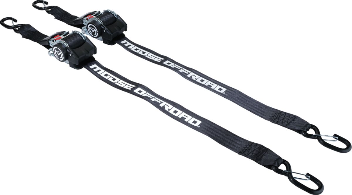 TIE DOWN 2"x10' RETRACTABLE RATCHET BLK MSE