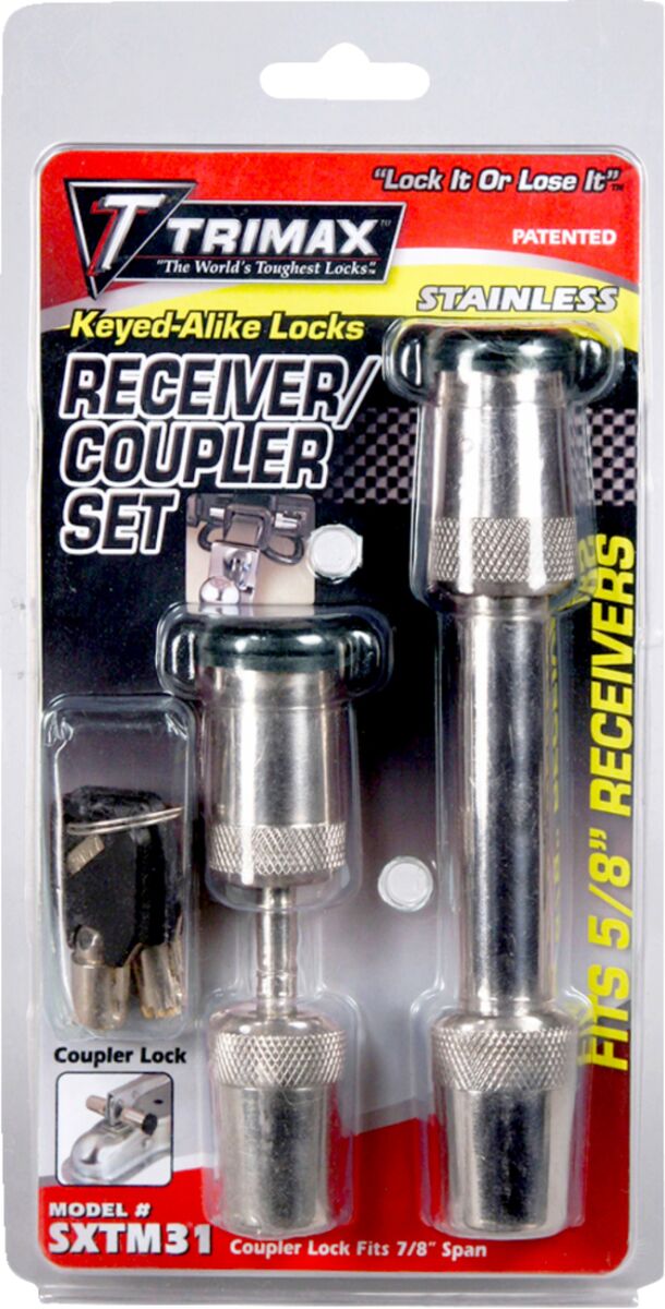 TRIMAX LOCK SET 5/8"  RECEIVER AND 7/8" COUPLER