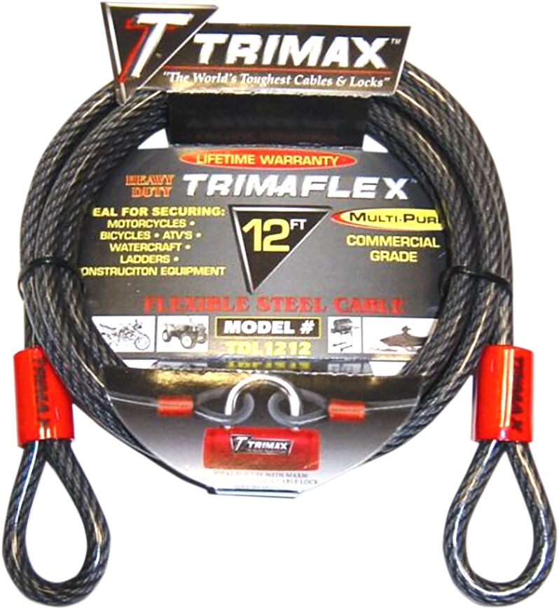 TRIMAX CABLE-LOCK TRIMAFLEX DUAL-LOOPS 12'