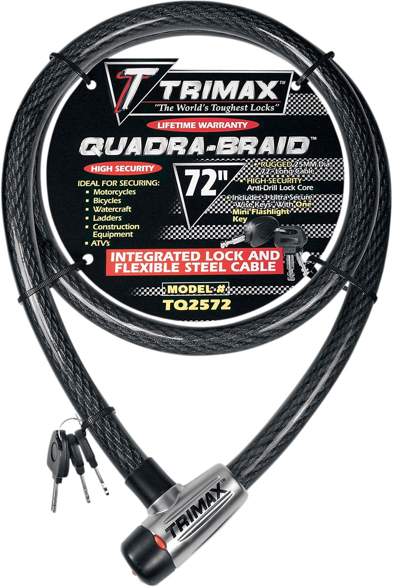 TRIMAX CABLE-LOCK TRIMAFLEX QUADRA BRAID  72'X25MM