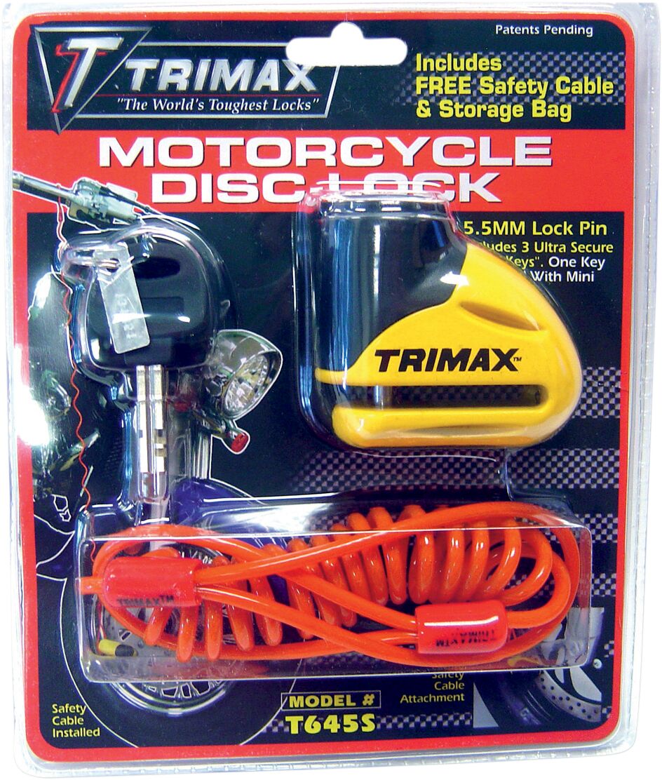 TRIMAX DISC-LOCK 5.5MM PIN YELLOW