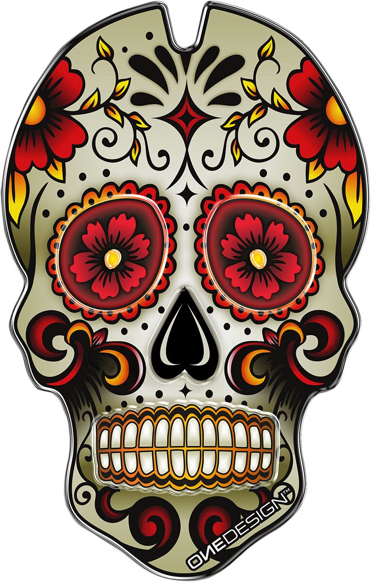 TANKPAD RED SKULL