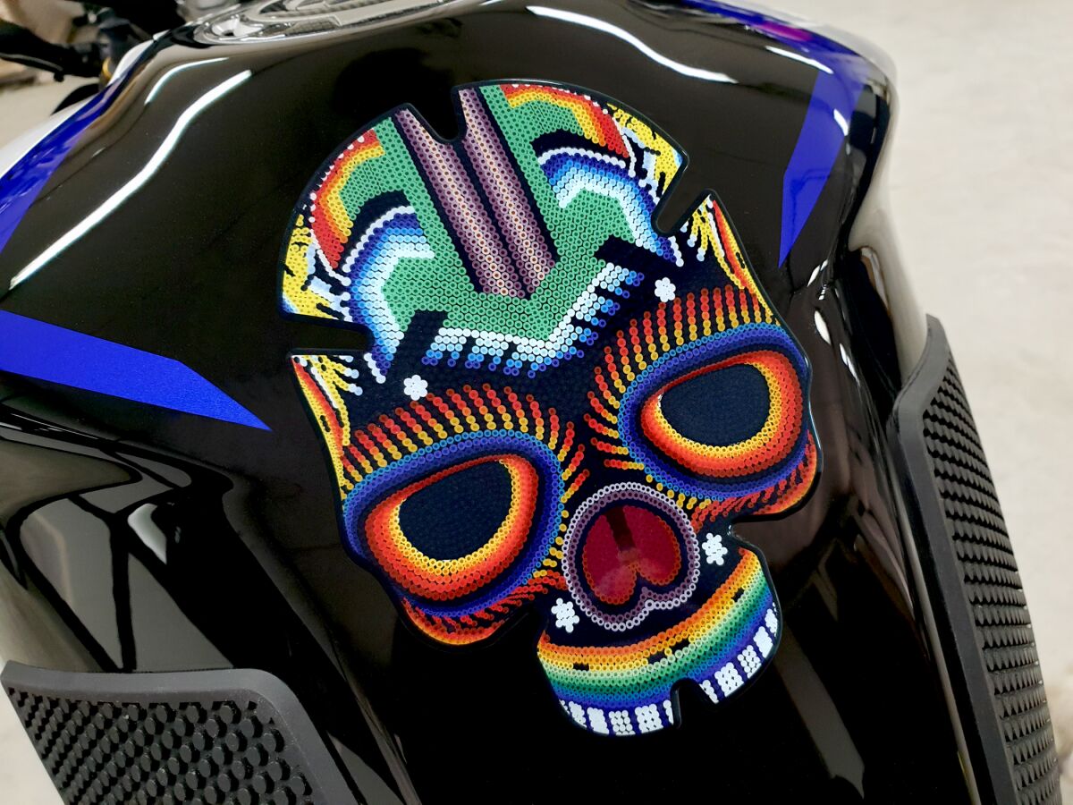 TANKPAD COLOURED SKULL