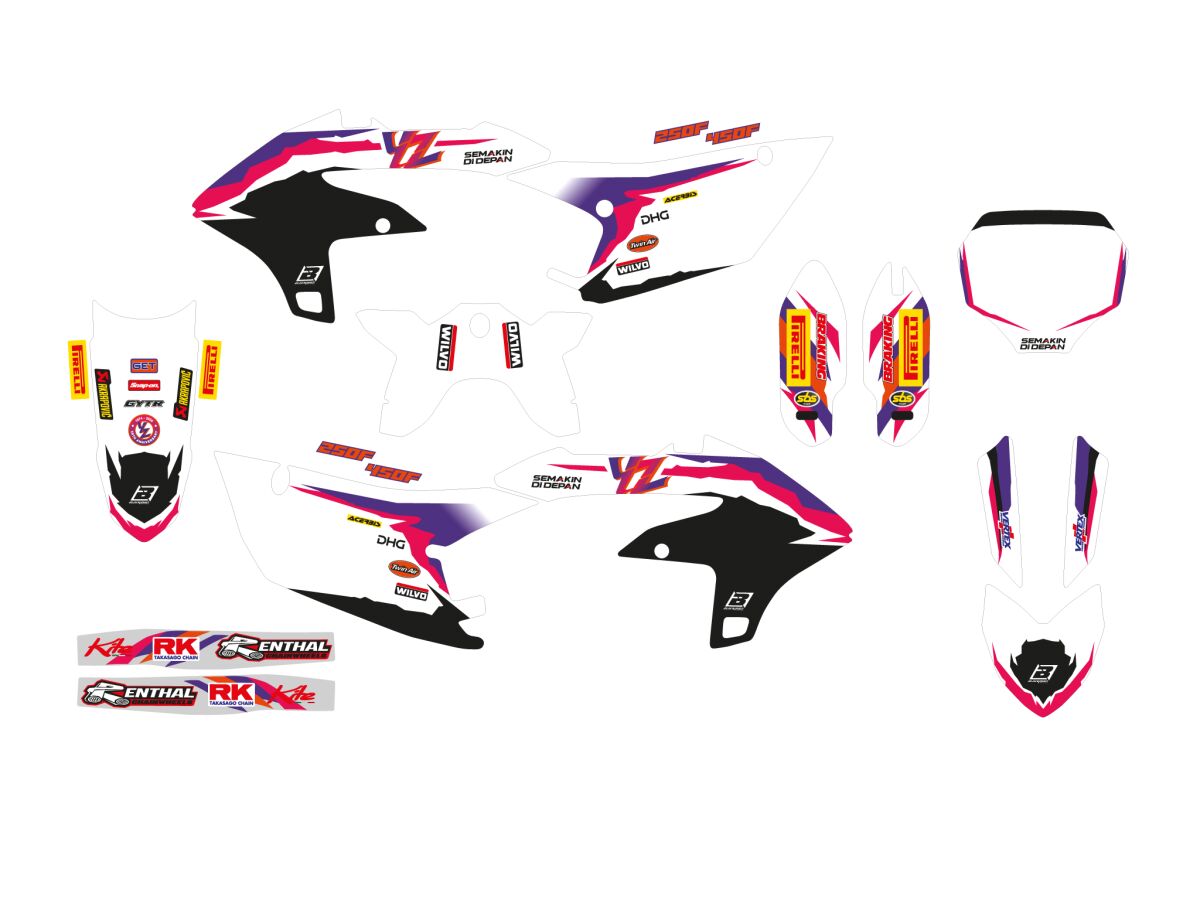 GRAPHIC KIT YZF450 23 50TH