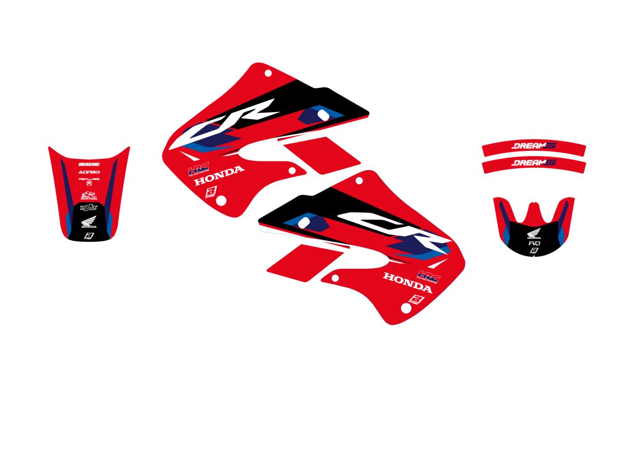 GRAPHIC KIT DREAM 5 CR125 98-99