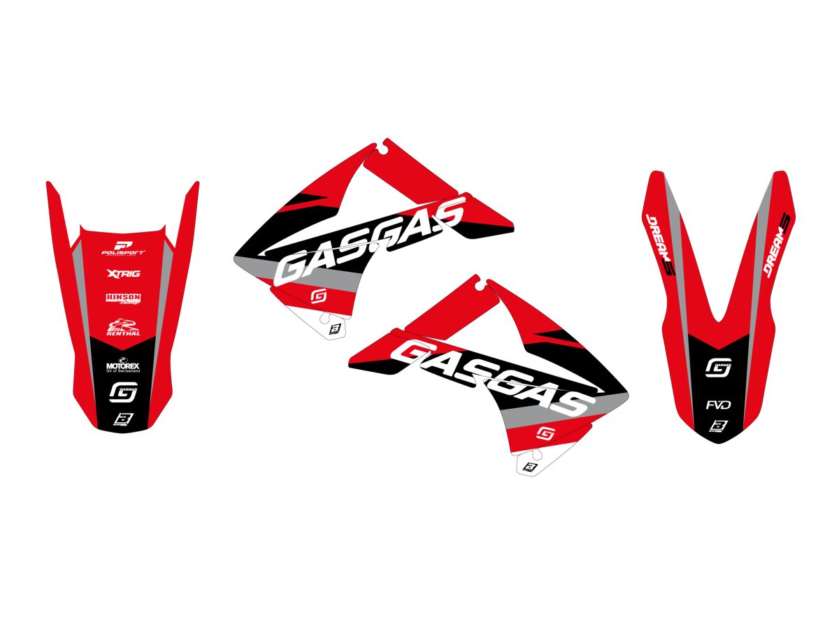 GRAPHIC KIT DREAM 5 GASGAS EC/ECF