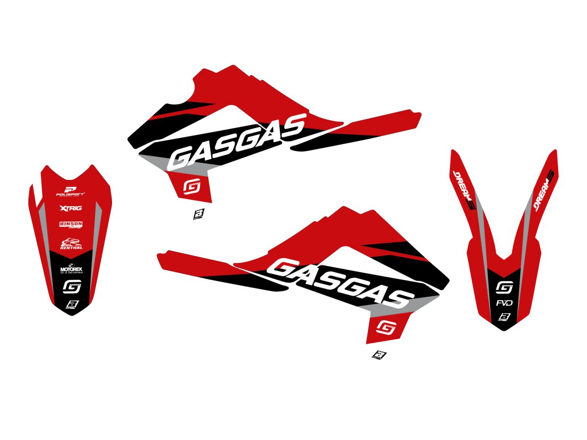 GRAPHIC KIT DREAM 5 GASGAS EC/ECF