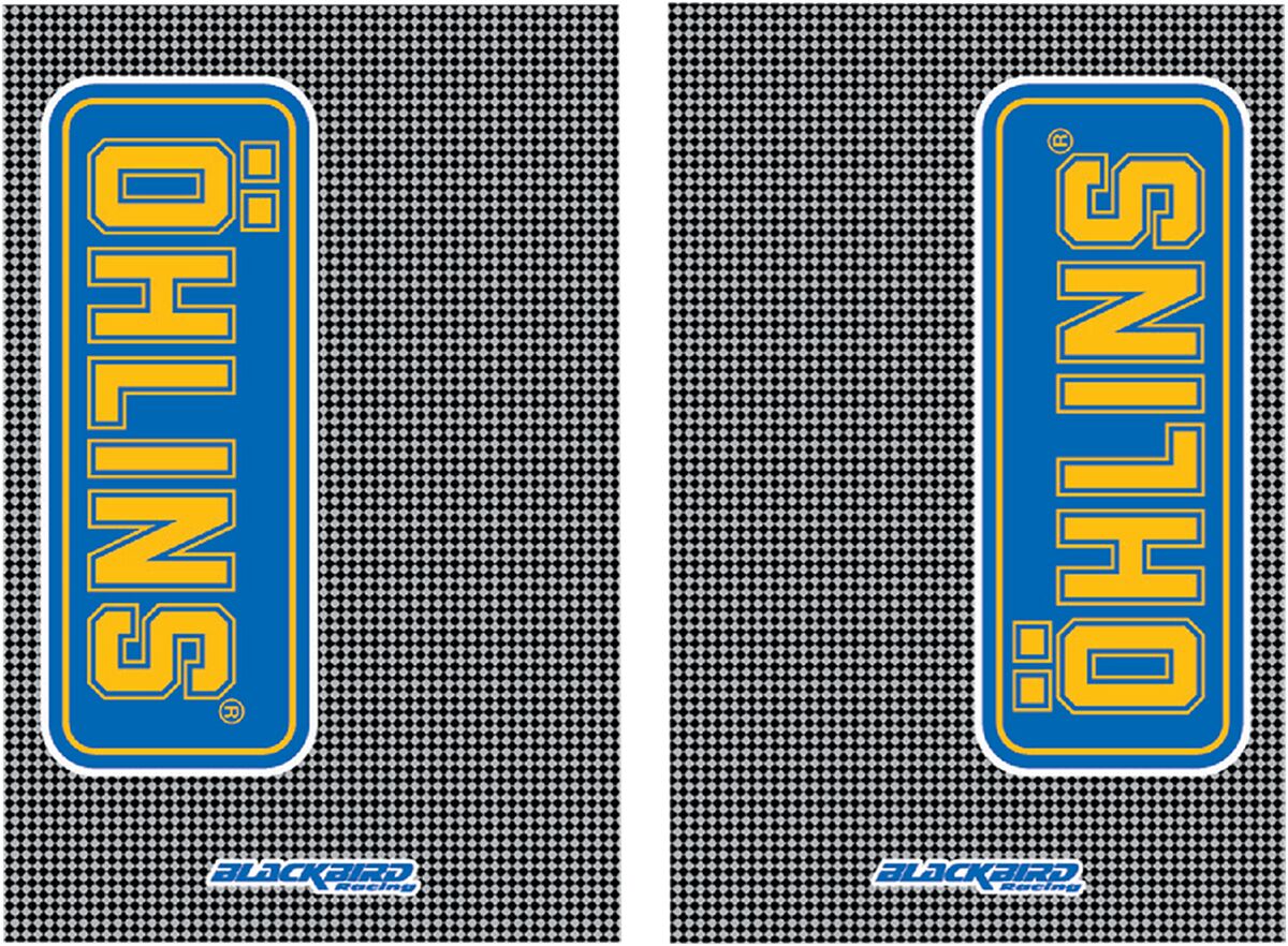 FORK STICKERS ÖHLINS CARBON LOOK 2PK