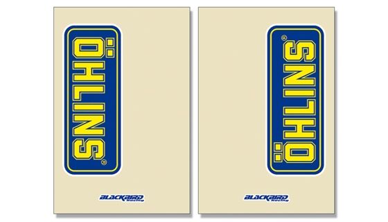 FORK STICKERS ÖHLINS CLEAR 2PK