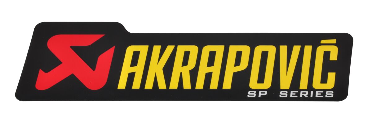 AKRAPOVIC SP LOGO STICKER 150 X 44 MM