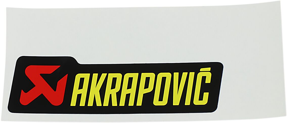 AKRAPOVIC LOGO STICKER 95 X 30 MM
