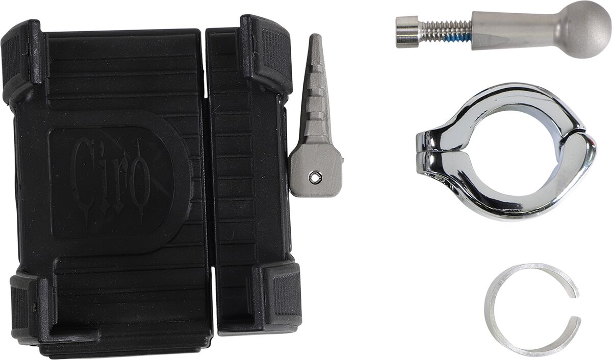 SMARTPHONE/GPS HOLDER WITH BAR MOUNT CHROME
