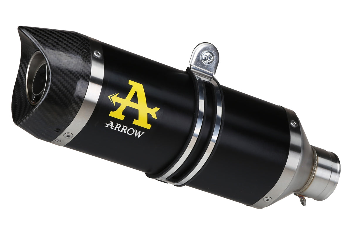 Thunder aluminium Dark" udstødningsdæmper with carby end cap"