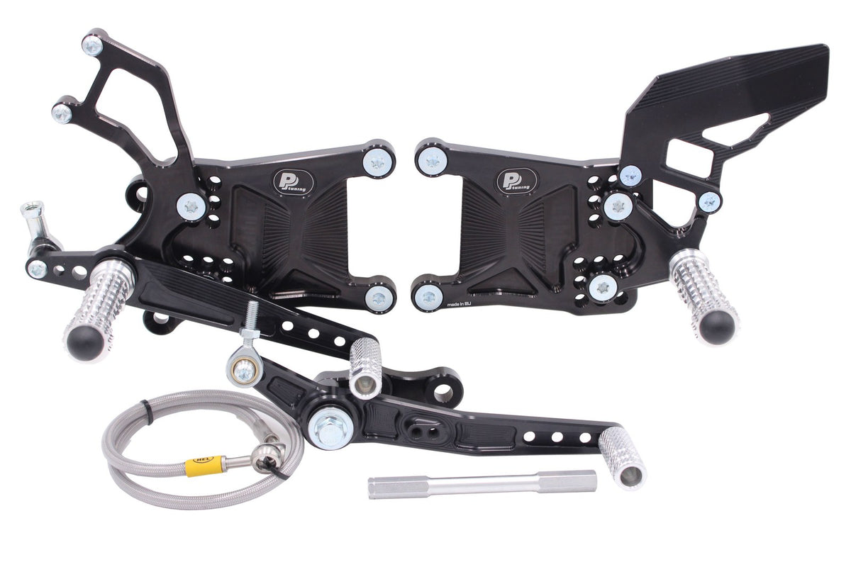 Yamaha R1 (2020–) rear set, standard and reverse shift, no side stand