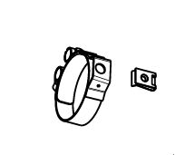 EXHAUST CLAMP KIT STAINLESS STEEL