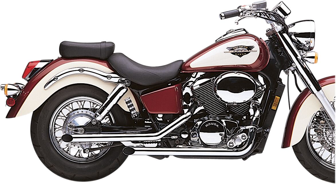 EXHAUST SYSTEM 2" DRAG PIPE SLASH CUT CHROME
