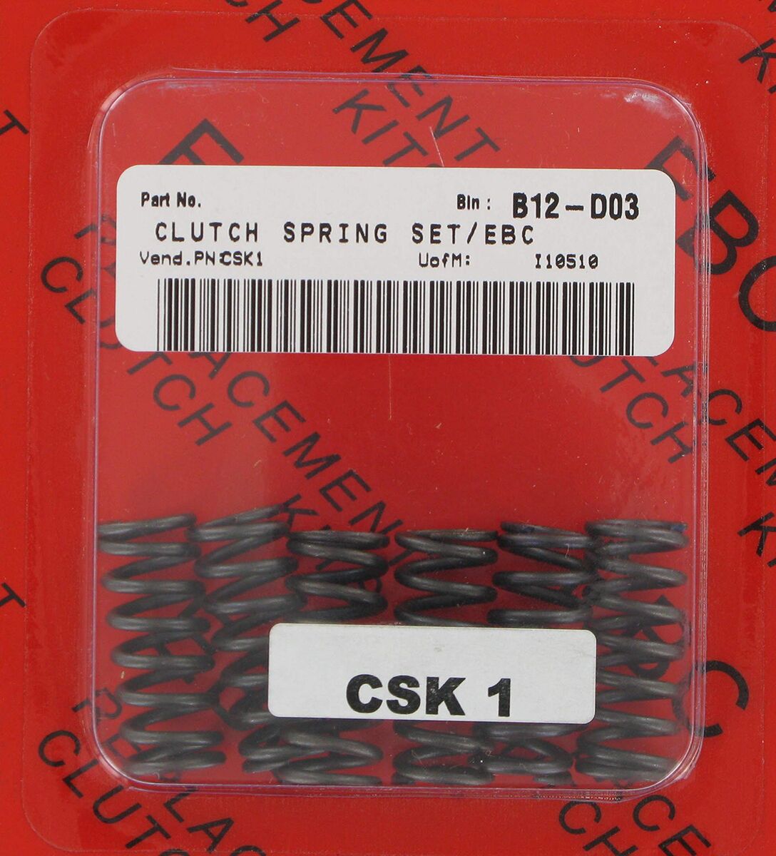 CLUTCH SPRING CSK SERIES COIL SPRING STEEL