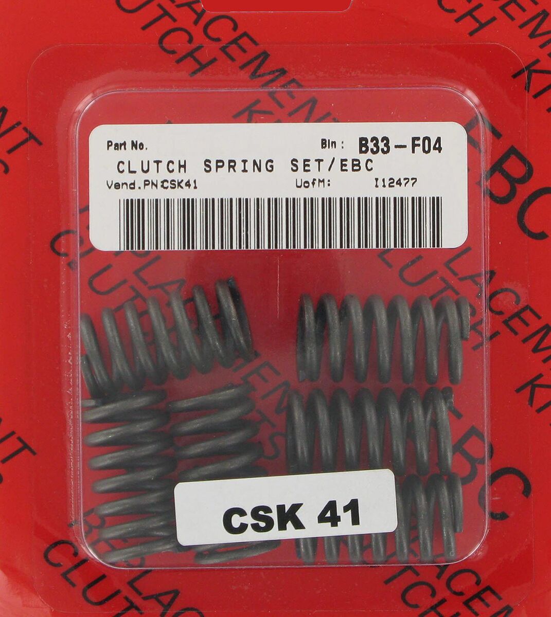 CLUTCH SPRING CSK SERIES COIL SPRING STEEL