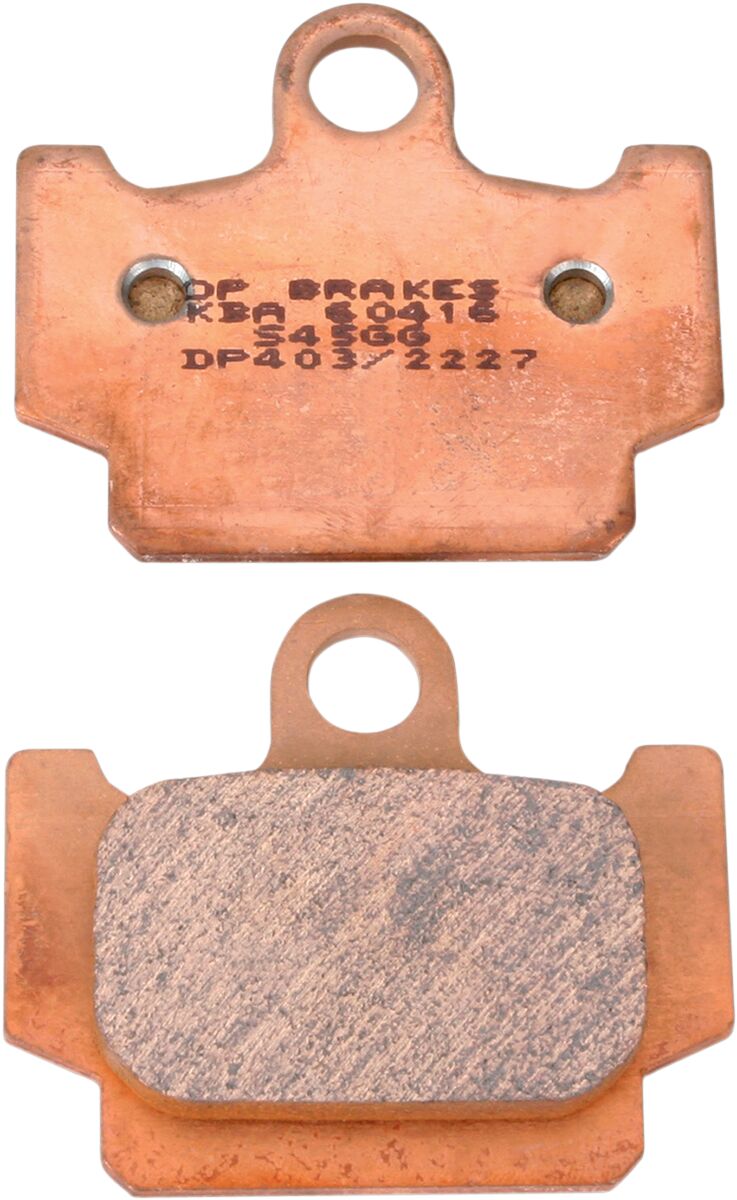 BRAKE PAD DP SINTERED REPLACEMENT STREET TOURING OFF-ROAD/ATV